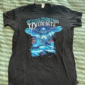 Trans Siberian Orchestra Black and Blue Graphic T-Shirt